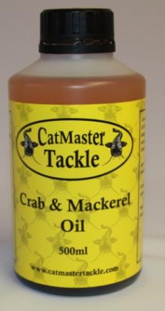 CatMaster Tackle Crab & Mackerel Oil 500ml