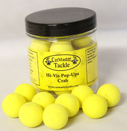 CatMaster Tackle Hi Vis Pop Ups Yellow Crab