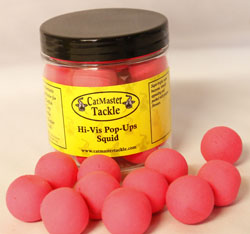 CatMaster Tackle Hi Vis Pop Ups Pink Squid 