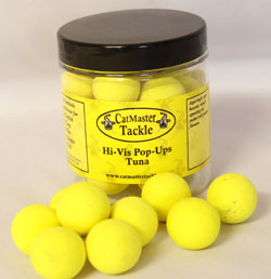 CatMaster Tackle Hi Vis Pop Ups Yellow Tuna 