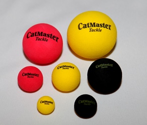 CatMaster Tackle Stealth Poppers Black 25mm Pack of 5