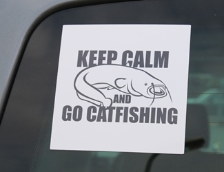 Catfish Vehicle Sticker 