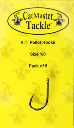 CatMaster Tackle R.T. Pellet Hooks size 1/0 Barbed