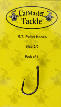 CatMaster Tackle R.T. Pellet Hooks size 2/0 Barbed
