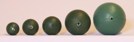 CatMaster Tackle Mega Hard Polystyrene Balls Green