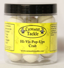 CatMaster Tackle Hi Vis Pop Ups White Crab 