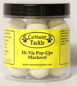 CatMaster Tackle Hi Vis Pop Ups White Mackerel 