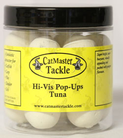 CatMaster Tackle Hi Vis Pop Ups White Tuna