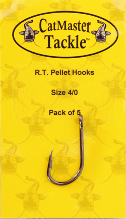 CatMaster Tackle R.T. Pellet Hooks size 4/0 Barbed