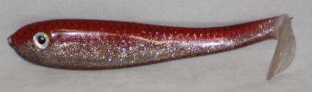 CatMaster Tackle Jig Power Shad Lure Red 17cm