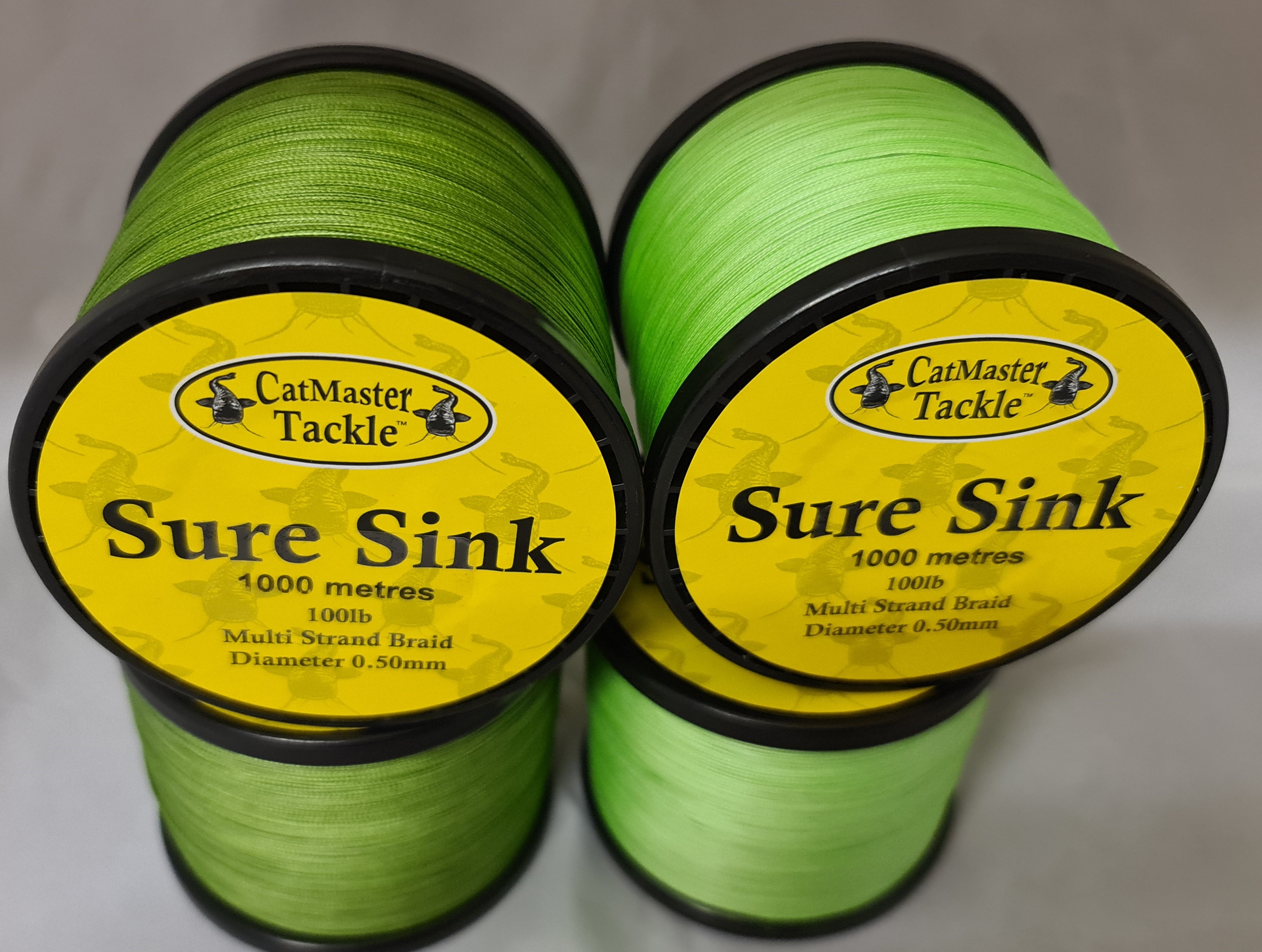 CatMaster Tackle Sure Sink Braid 100lb 1,000 Metres