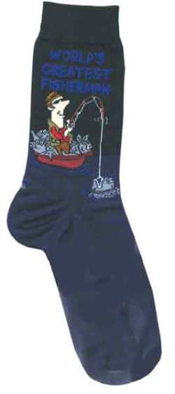 Worlds Greatest Fisherman Socks