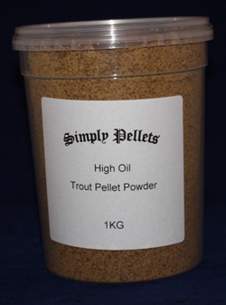 Simply Pellets High Oil Trout Pellet Powder 1Kg